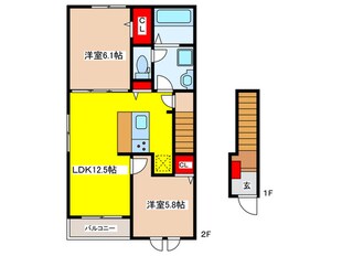 ランプタウンの物件間取画像